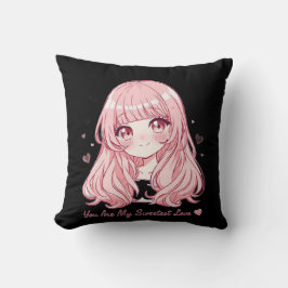 Cojín Decorativo Sudadera Anime Valentín Lindo