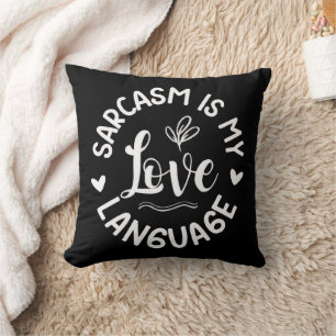 Cojín Decorativo Sudadera con capucha Sarcasmo es mi amor