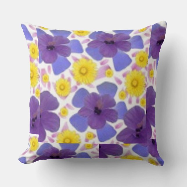 Cojín Decorativo Sue Florah Throw Design (Anverso)