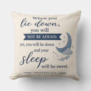 Cojín Decorativo Sueño Celestial - Proverbios 3:24