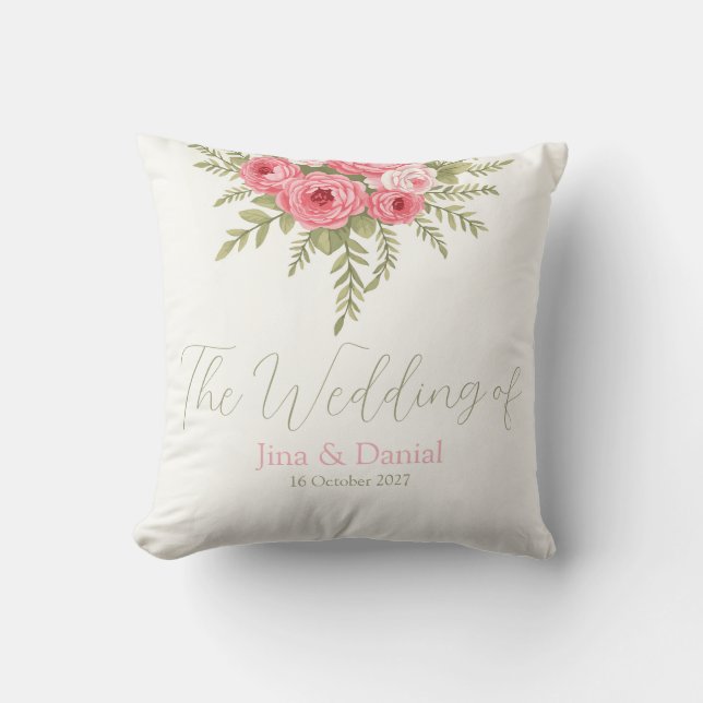 Cojín Decorativo Sueño de Fucsia (Anverso)