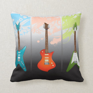 Cojín Decorativo Sueño de los amantes de la guitarra eléctrica