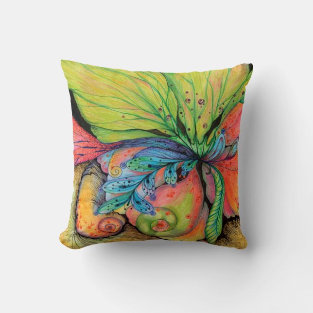 Cojín Decorativo Sueño en flor (Anverso)