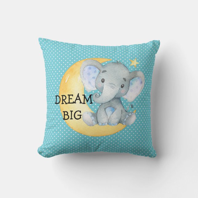 Cojín Decorativo Sueño grande elefante pequeño niño regalo de guard (Anverso)