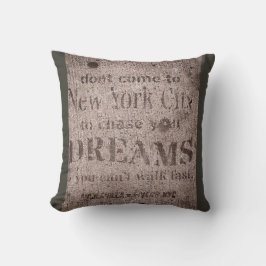 Cojín decorativo "Sueños de acera"