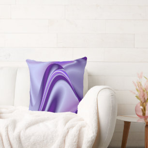 Cojín Decorativo Sueños de Arcoíris de Flor Morada