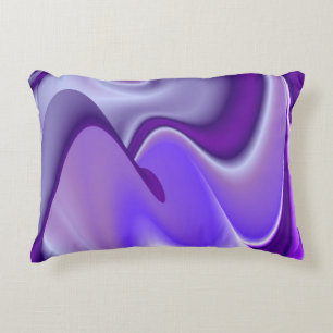 Cojín Decorativo Sueños de Arcoíris de Flor Morada