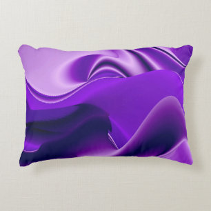 Cojín Decorativo Sueños de Arcoíris de Flor Morada