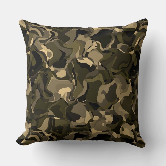 Cojín Decorativo Sueños de Camuflaje (Anverso)