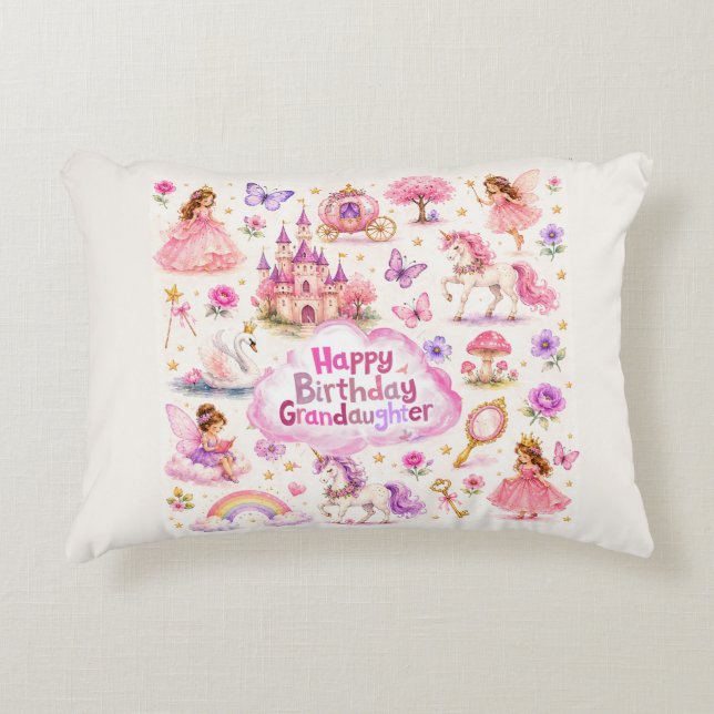 Cojín Decorativo Sueños de Cuento de Hadas  (Anverso)