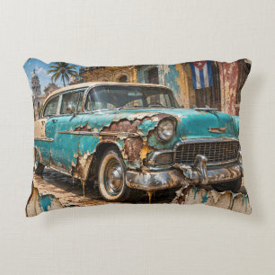 Cojín Decorativo Sueños de La Habana, cromo oxidado