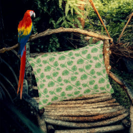 Cojín Decorativo Sueños de la Selva Tropical Vines de Philodendron
