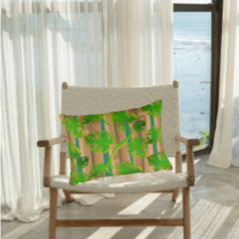 Cojín Decorativo Sueños de Selva Tropical Philodendron Bamboo