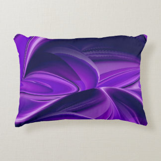 Cojín Decorativo Sueños del arcoiris de flores moradas