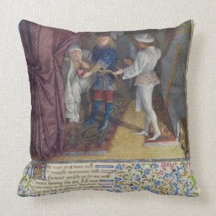 Cojín Decorativo Sueños del ms 2597 rey Rene: Dios del amor roba