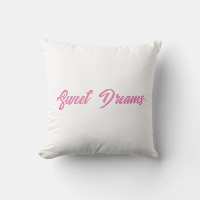 Cojín Decorativo Sueños dulces Buenas Noches Pillow (Anverso)