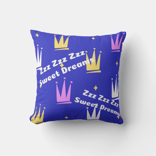 Cojín Decorativo Sueños dulces ZZZ (Anverso)