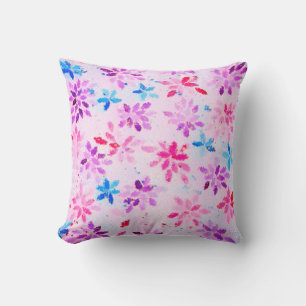 Cojín Decorativo "Sueños en Mosaico" Floral Abstracto Artístico