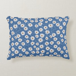 Cojín Decorativo Sueños Índigo de Margaritas