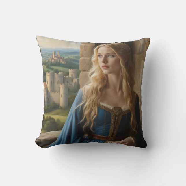 Cojín Decorativo Sueños Lejanos de Lugares Lejanos (Anverso)