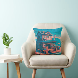 Cojín Decorativo Sueños Lofi junto al Mar
