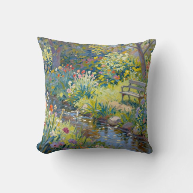 Cojín Decorativo Summer Creek Flowers  (Anverso)
