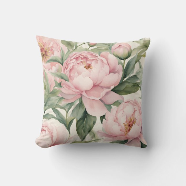 Cojín Decorativo Summer Peonies (Anverso)