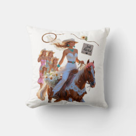 Cojín Decorativo Summer Ride to Forever – Cowgirl Wedding Bliss