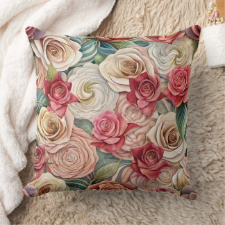 Cojín Decorativo Summer vitage roses style Design cushion Kissen
