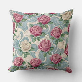 Cojín Decorativo Summer vitage roses style Design cushion Kissen