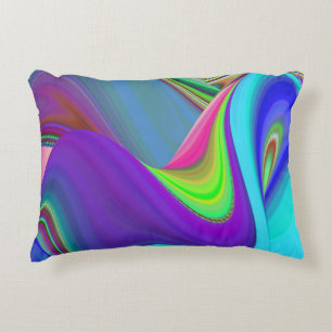 Cojín Decorativo Summerfeeling, Resumen 3D Rainbowart