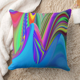 Cojín Decorativo Summerfeeling, Resumen 3D Rainbowart