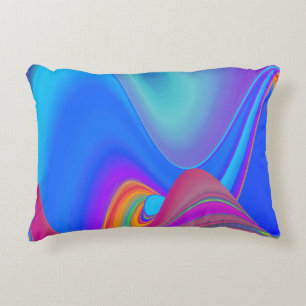 Cojín Decorativo Summerfeeling, Resumen 3D Rainbowart