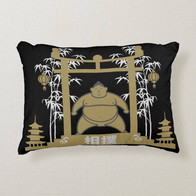 Cojín Decorativo Sumo Wrestler (Anverso)