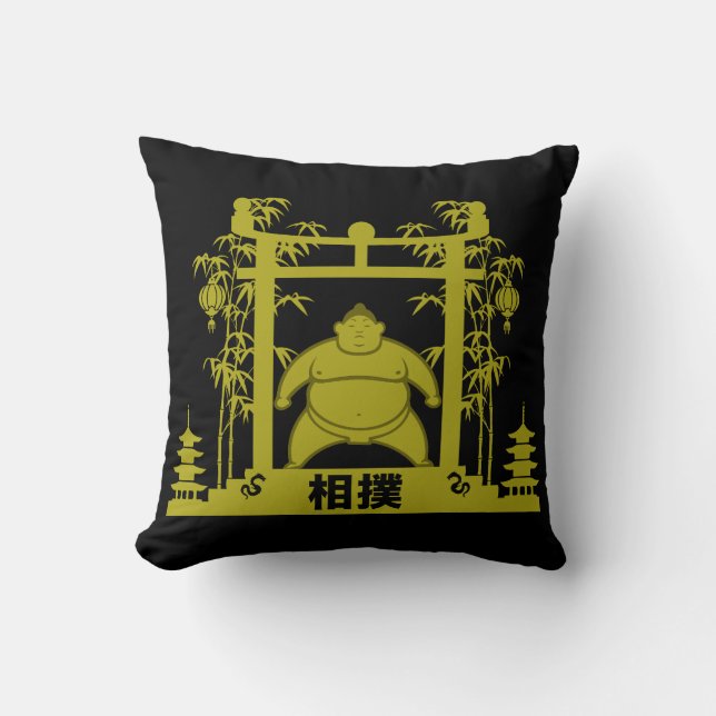 Cojín Decorativo Sumo Wrestler (Anverso)