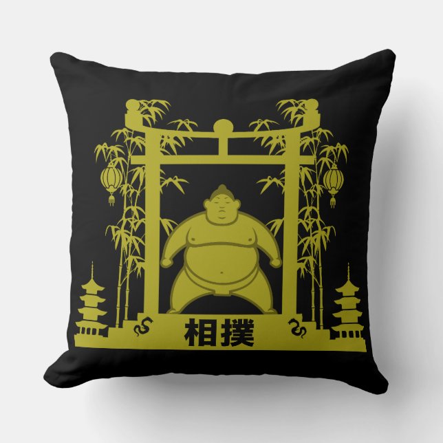 Cojín Decorativo Sumo Wrestler (Anverso)