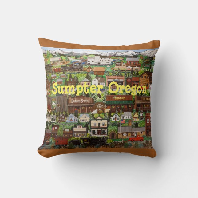 Cojín Decorativo Sumpter, Oregon Pillow (Anverso)