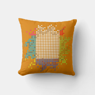 Cojín Decorativo Sun Dots Art Design Resumen Pillow 18