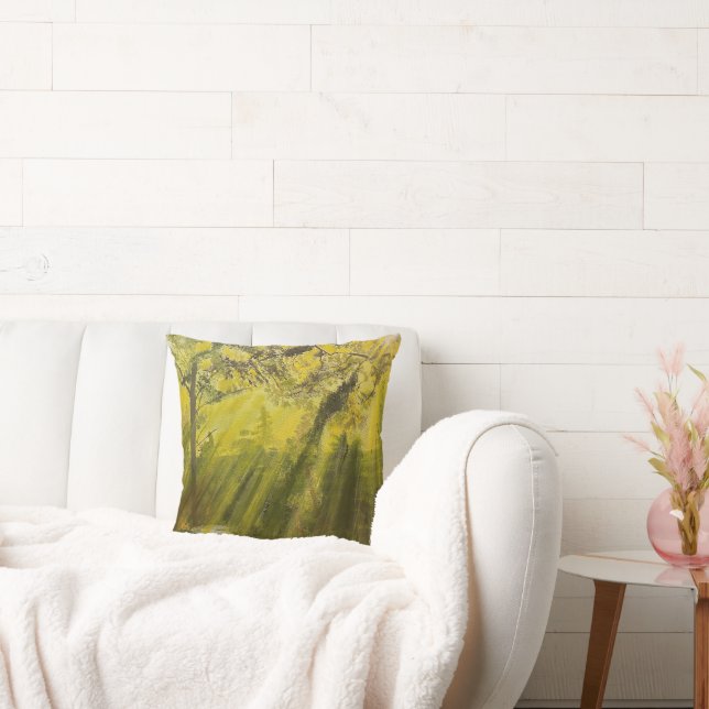 Cojín Decorativo Sun in the Woods, por Gary Poling (Sofá)