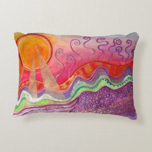 Cojín Decorativo Sun irradia paisaje