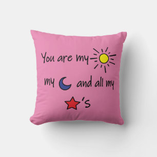 Cojín Decorativo Sun-Moon-and-Stars-