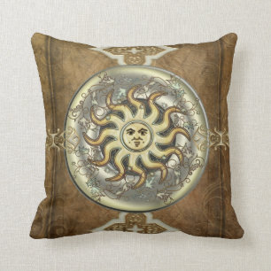 Cojín Decorativo Sun y reversible de la luna