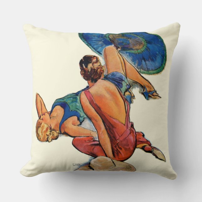 Cojín Decorativo Sunbathers (Anverso)