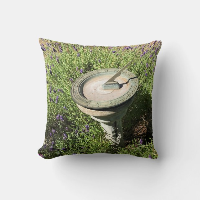 Cojín Decorativo Sundial en Lavender (Anverso)