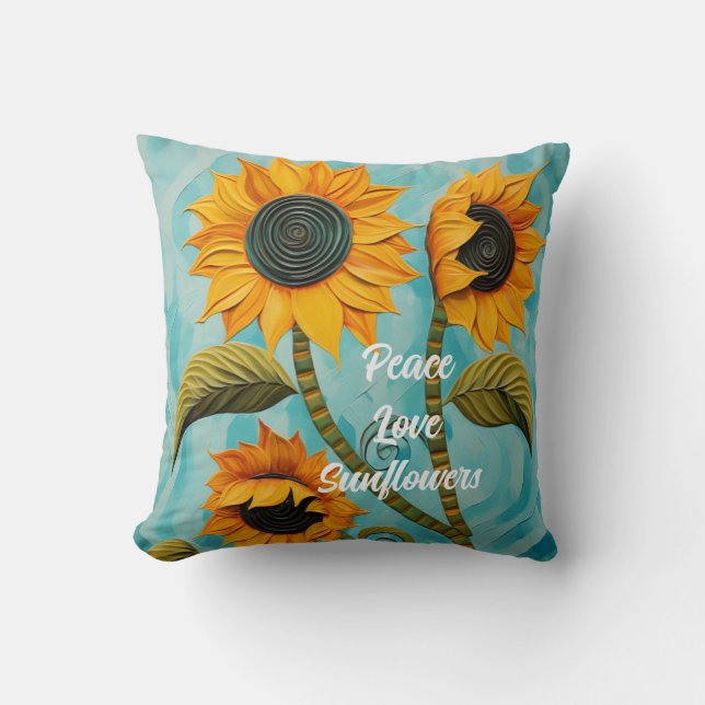 Cojín Decorativo Sunflower (Anverso)