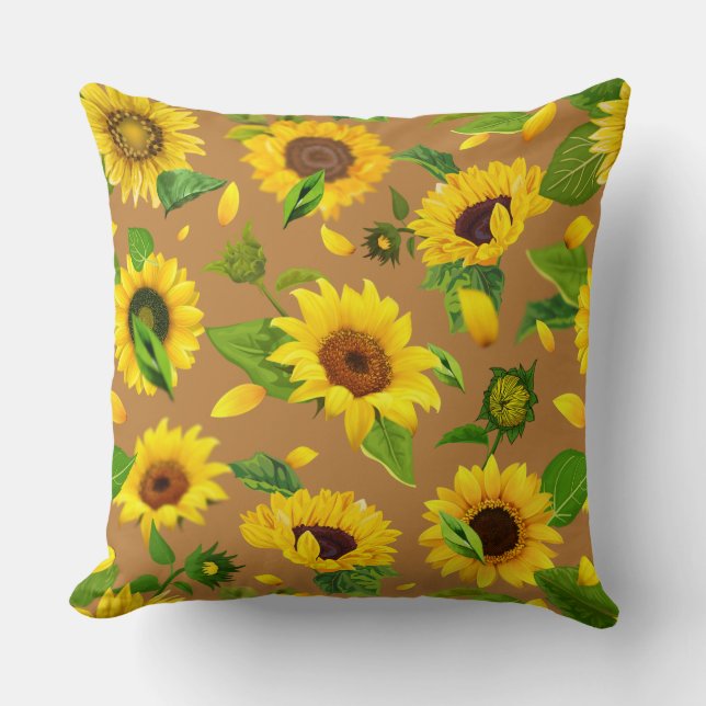 Cojín Decorativo Sunflower 5 (Anverso)