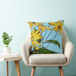 Cojín Decorativo Sunflower Art Nouveau