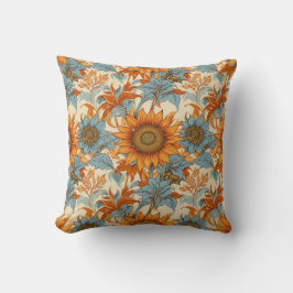 Cojín Decorativo Sunflower Throw Pillow