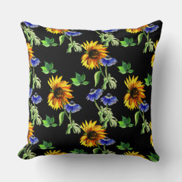 Cojín Decorativo Sunflower Y Anemones