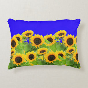Cojín Decorativo Sunflowers - Ucrania, bandera ucraniana, Libertad 